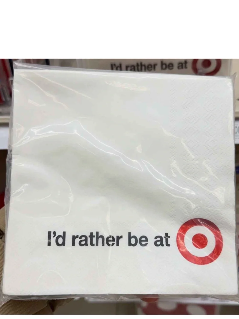 🔵 Target Lunch Napkin 30ct Spritz™ NEW in plastic